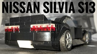 LEGO NISSAN SILVIA S13 BUILD TUTORIAL [upl. by Artimas]