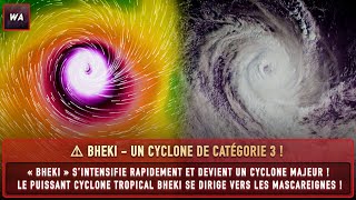 Alerte Cyclonique  Bheki Devient Un Cyclone Majeur De Catégorie 3 Effet Sur Lîle Maurice [upl. by Thekla]