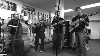 The Brallier Family with Dave Grimm  Swing Low Sweet Chariot at the Bedford Banjo Shop [upl. by Boyse208]