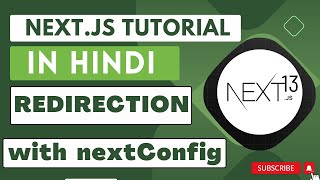 Next JS tutorial in Hindi 33 Redirect  Redirection in Nextjs 134 [upl. by Sianna567]