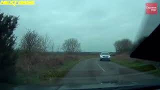 Dashcam footage of the Kingswinford plane crash on Doctors Lane [upl. by Black]