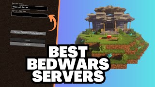 Top 5 Minecraft Bedwars Servers 2024 [upl. by Raddy]