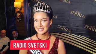 BIVSI ZADRUGAR intervjuise MISS SRBIJE [upl. by Enneyehc]