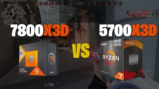 7800X3D VS 5700X3D  Valorant [upl. by Fiedling]