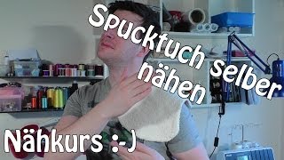 SPUCKTUCH SELBER NÄHEN  DIY  Anleitung für Anfänger  Tutorial [upl. by Ahdar]