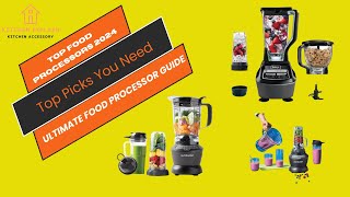 Best 2024 Food Processors Revealed I Tested Them All [upl. by Asilim263]