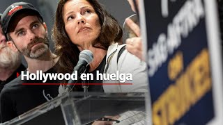 ¿Qué está pasando en Hollywood  Actores y guionistas se van a huelga y la industria está en pausa [upl. by Golightly]