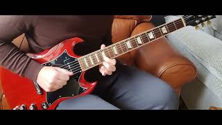 Sunny Jazz Standard Impro with Gibson SG Standard P90 [upl. by Enohpets]