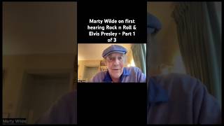 Marty Wilde on first hearing Rock n Roll amp Elvis Presley  Part 1 of 3 [upl. by Raymond]