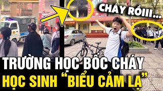 Khó hiểu trước loạt BIỂU CẢM ĐAU BUỒN của học sinh khi trường học BỐC CHÁY  Tin Nhanh 3 Phút [upl. by Paget520]