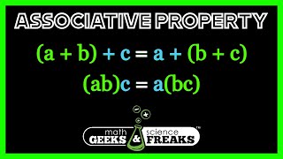 Associative Property  Math Geeks And Science Freaks [upl. by Eldredge]