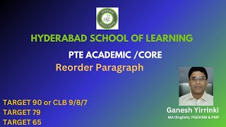 PTE AcademicCore Reorder Paragraph Video 6 [upl. by Ahsoyem]