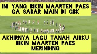 Lagu Tanah Airku menggema di GBK Indonesia vs Australia timnasindonesia maartenpaes [upl. by Chow]