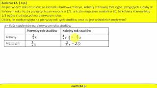 Procenty w równaniach  MatFiz24PL [upl. by Caron447]