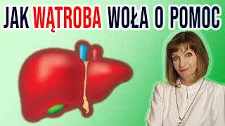 🍀 WĄTROBA woła o pomoc Zaskakujące i NIETYPOWE objawy chorej wątroby [upl. by Ahsinahs]