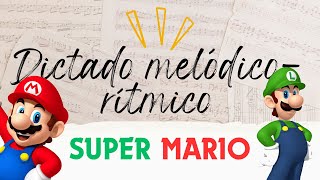 Dictado musical SUPER MARIO 2º PROFESIONAL [upl. by Iel]