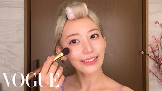 LE SSERAFIM’s SAKURA on Hydrating Skin Care and Lash Curling  Beauty Secrets  Vogue [upl. by Ahsian]