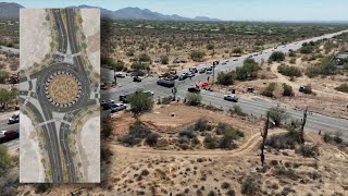 New roundabout in North Scottsdale raises concerns about cost and congestion [upl. by Berti]