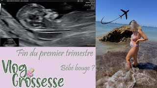 VLOG GROSSESSE mon troisième mois encore des saignements  échographie T1 et trisomie 21 [upl. by Eenrahc786]