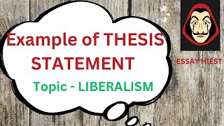 Example of Thesis statement Liberalism Liberalism Essay UPSC PCS [upl. by Byrle]