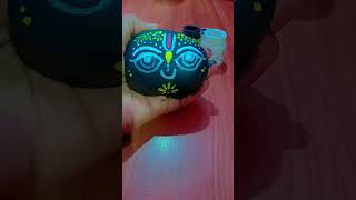 🦚🙏🏻Shree Shaligram🪷painting on stone😍Happy😊Tulsi shaligram Vivah🤗💞ArtbyAaru🩷 [upl. by Ylluz]