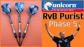 Unicorn Raymond van Barneveld Phase 5 Purist Darts Review [upl. by Creight]