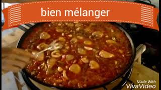 COMMENT FAIRE UNE PAELLA ROYALE quot recette de la mama quot [upl. by Erelia]