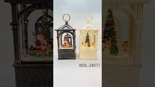 Light Up Log Cabin Christmas Decoration Pendants Display Craft Wooden Pieced Together Small House [upl. by Fablan288]