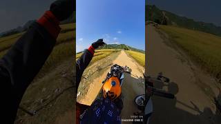 Insta 360 video bike riding views youtubeshorts funny 360video shorts minivlog [upl. by Nnylahs]