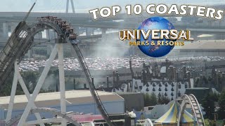 Top 10 Roller Coasters at Universal Theme Parks [upl. by Mehta]