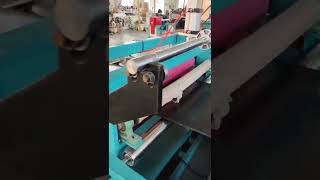 Heat hot shrinkable tape sleeves making machine for salepipe connecting tape [upl. by Erfert]