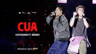 Cua  HIEUTHUHAI ft MANBO  Live at GENfest 23  Fancam Focus [upl. by Melc]