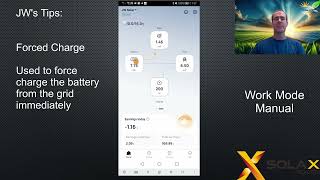 07  Mode Manual  Solax Inverter User Settings Explained [upl. by Blythe]