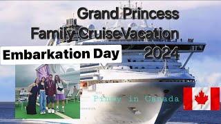 Day 1  Vancouver To Alaska Grand Princess Cruise  Embarkation Day cruise 2024 tourism [upl. by Trah838]