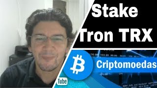 TRX TRON STAKE  TUTORIAL PASSO A PASSO [upl. by Barnaby]