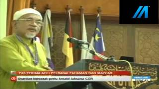 quotKita Terima SYIAH amp Khawarij Masuk PASquot  Haji Hadi Awang [upl. by Justina]