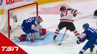 WORLD JUNIORS HIGHLIGHTS Canada 3 Slovakia 1 [upl. by Budwig]