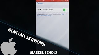 WLAN Call am iPhone aktivieren  iOS Tutorial  Marcel Scholz [upl. by Ontine]