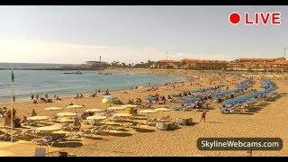 Live Webcam from Playa Las Vistas  Tenerife [upl. by Nnylf]