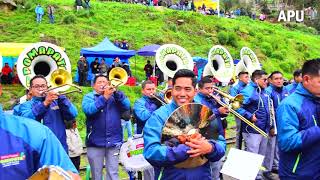 Salay moderno en la llegada de bandasCentro Musical PomapataFiesta de San Sebastián [upl. by Rehpetsirhc313]