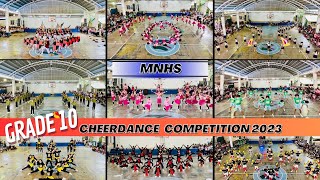 19 Sections  All Cheerdance Performances  Grade 10 Cheerdance Competition  PE10 Quarte 4 [upl. by Erdei]