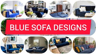 Blue Sofas Designs l Royal Blue Sofa Ideas l بلیو صوفہ سیٹ [upl. by Braynard]