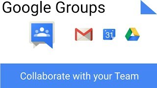 How to Collaborate with your team with Google Groups [upl. by Elise699]