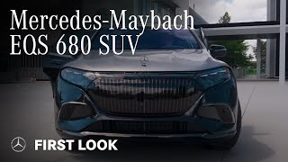 2024 MercedesBenz Maybach EQS 680 SUV ‘First Look’ [upl. by Eirffej]