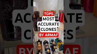 Top 5 Most Accurate Cheap Clone Fragrances Perfumes by Armaf [upl. by Niliac992]