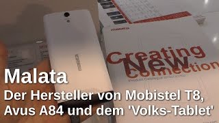 Malata der Hersteller hinter Mobistel T8 Avus A84 und dem VolksTablet  wwwtechnovielde [upl. by Aicilat]