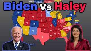 2024 Election  Nikki Haley Vs Joe Biden December 2023 [upl. by Hugo]