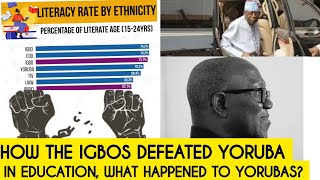 IGBOS D CORNERSTONE HOLDING NIG NOW LEAD IN EDUCATION OVERTAKEN THE YORUBAS [upl. by Yenruoc]