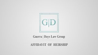 Affidavit of Heirship [upl. by Meensat]