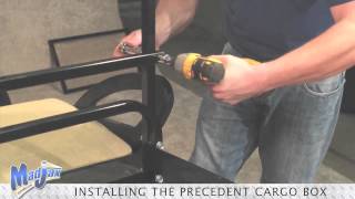 Cargo Box for Club Car® Precedent®  How to Install Video  Madjax® Golf Cart Accessories [upl. by Crellen]